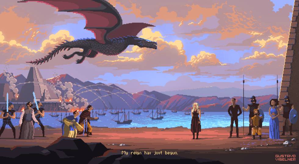 De 'Friends' a 'Juego de tronos': este artista pixela tus series favoritas
