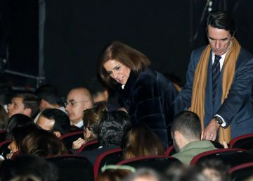 La noche en que Sarkozy se sentó junto al matrimonio Aznar en la fila seis