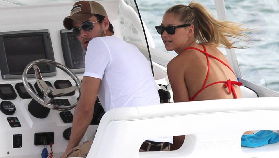 Enrique Iglesias y Anna Kournikova, en Miami