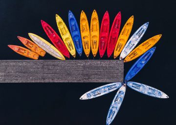 El arte de realizar fotografías abstractas con un dron