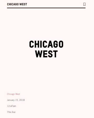 Chicago West, el nombre de la hija de Kim Kardashian y Kanye West