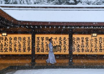 La mayor nevada en cuatro años en Tokio