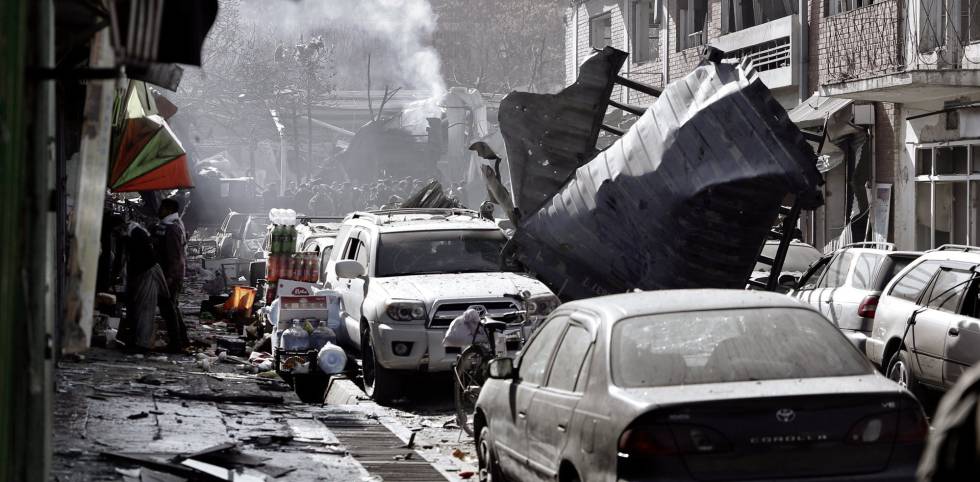 El atentado de Kabul, en imágenes
