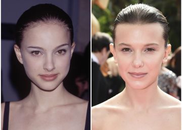 Natalie Portman bromea con su parecido con Millie Bobby Brown