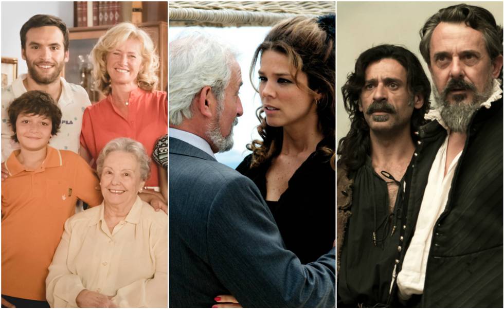 'Cuéntame', 'Crematorio' y 'El Ministerio del Tiempo'.