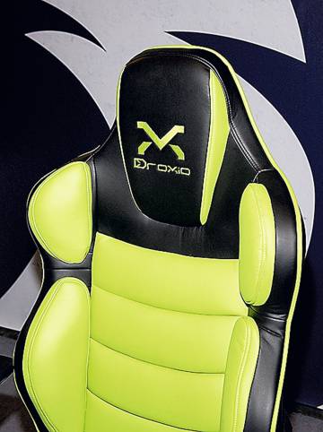 Ergonomic chair for professional gamers.