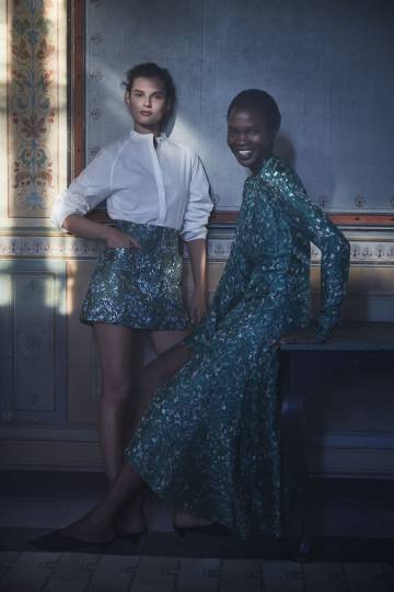 Las modelos Giedrė Dukauskaitė y Aamito Lagum para H&M.