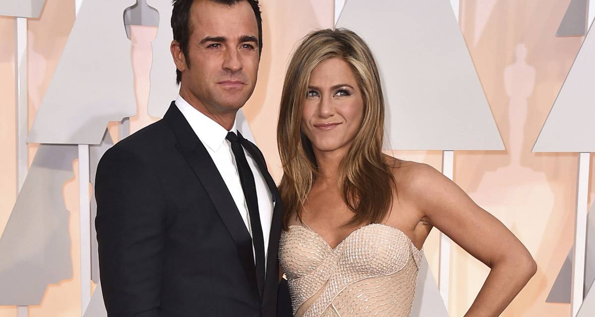 Justin Theroux y Jennifer Aniston.
