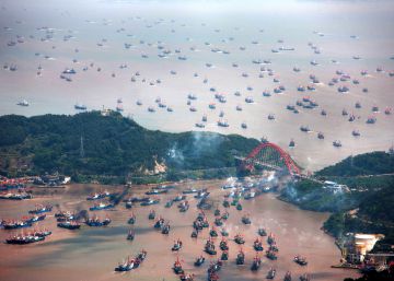 La pesca industrial llega a más de la mitad del océano