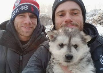 El esquiador Gus Kenworthy salva a la perrita ‘Beemo’ de convertirse en un plato de carne