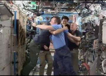 Así es una despedida en la Estación Espacial Internacional