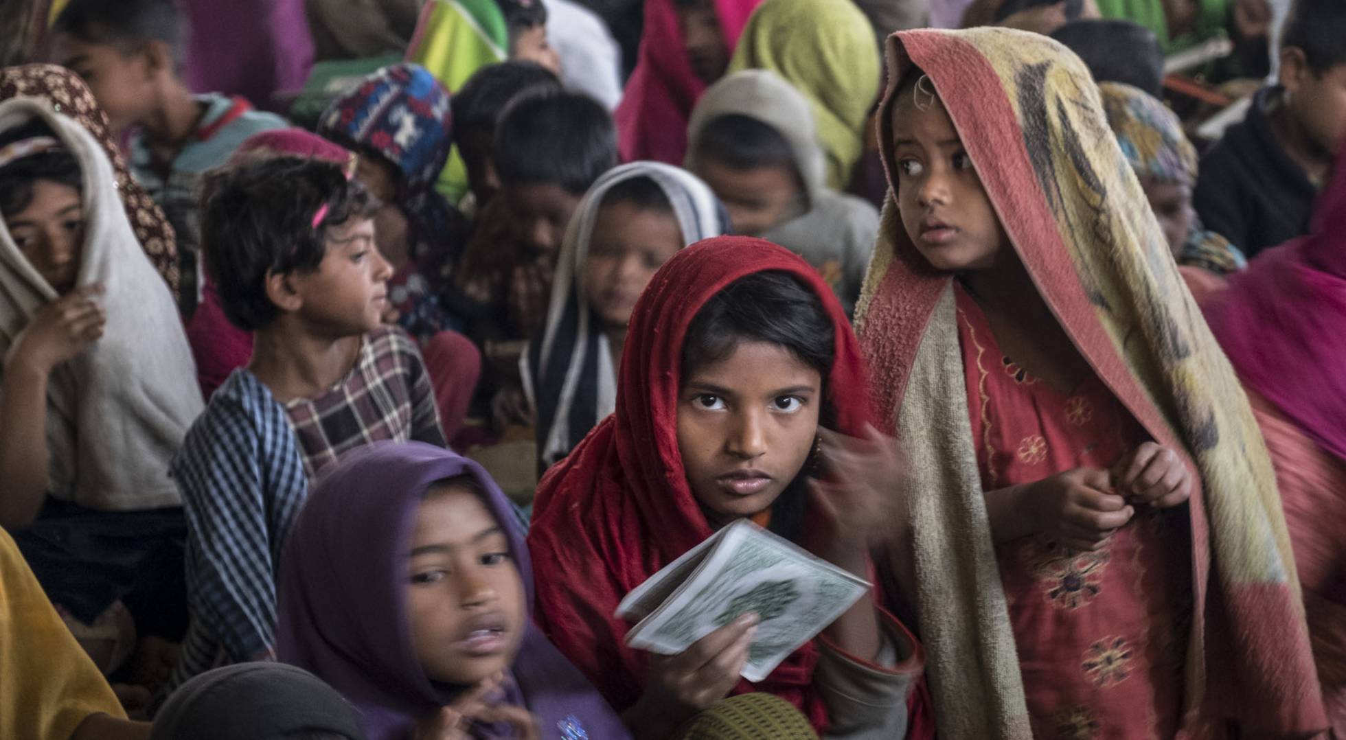 A infância interrompida das crianças rohingya