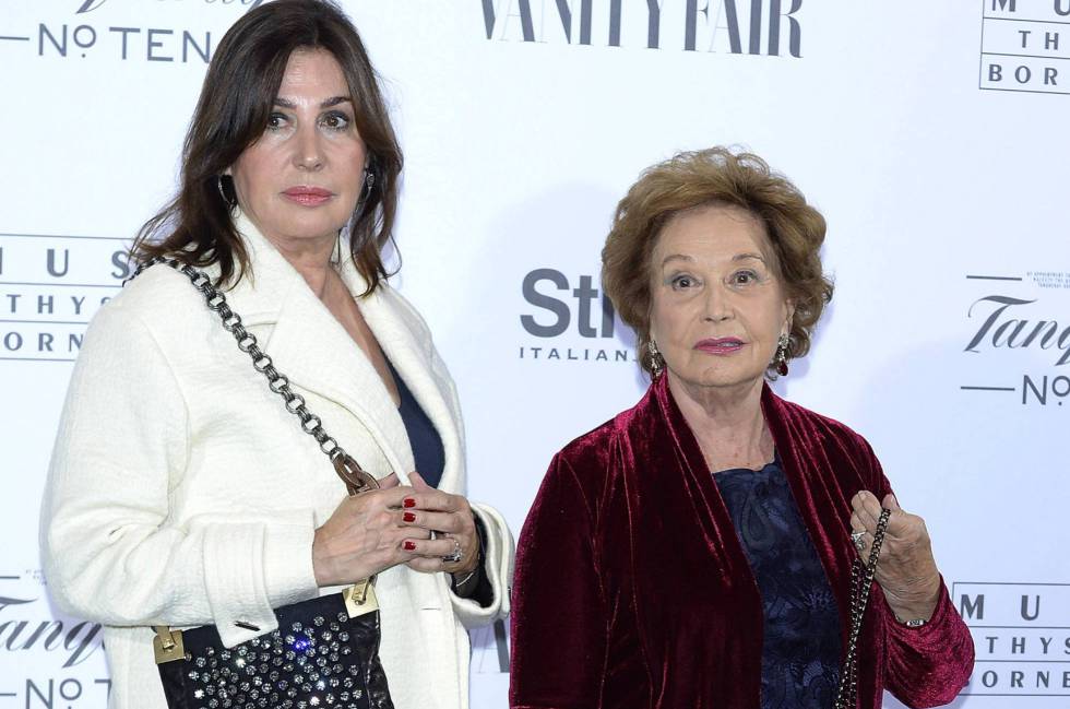 Carmen Martínez Bordiú y Carmen Franco, madre y abuela de Luis Alfonso de Borbón, en 2014.