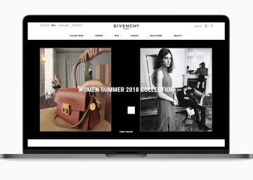 Givenchy, al alcance de un ‘click’