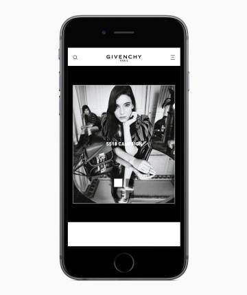 Givenchy, al alcance de un ‘click’