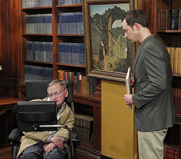 El científico se interpretó a sí mismo en un episodio de la quinta temporada de la serie 'The big bang theory'.