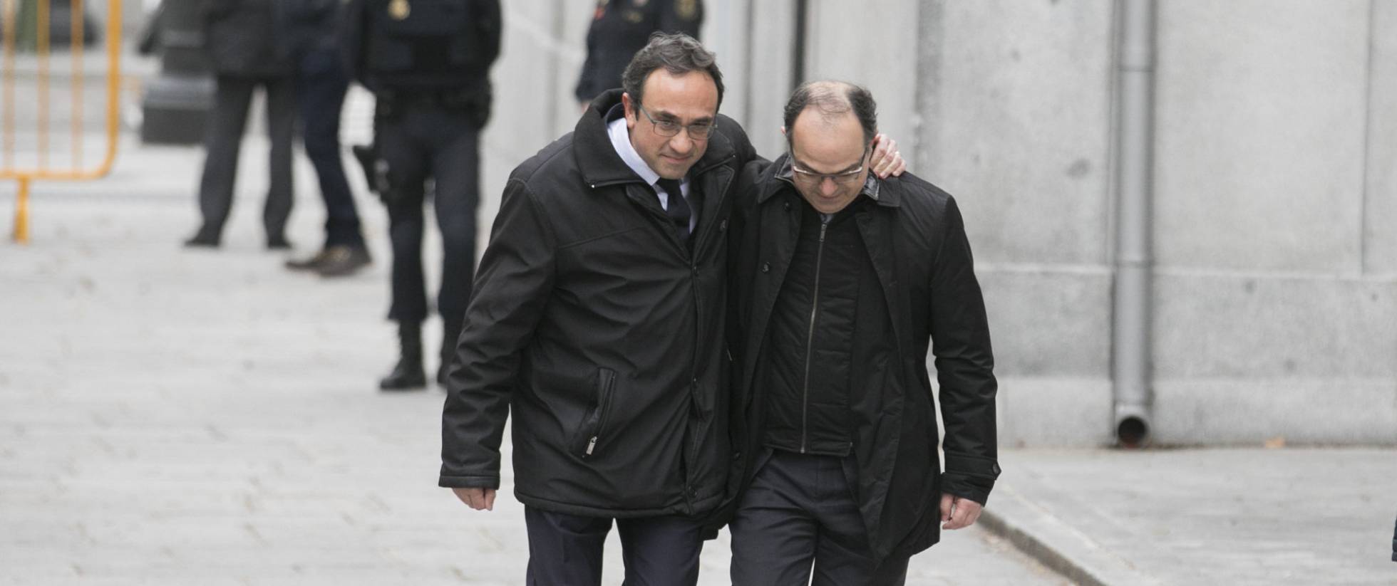 Els responsables del procés declaren davant del Suprem, en imatges
