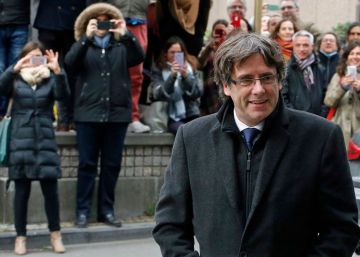 L’estada de Carles Puigdemont a Brussel·les, en imatges