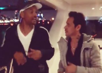 Will Smith aprende de Marc Anthony el arte de la salsa