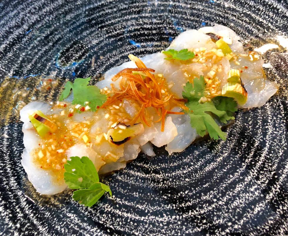 CARPACCIO DE BACALAO ESTILO LA GASTROTECA CAPEL