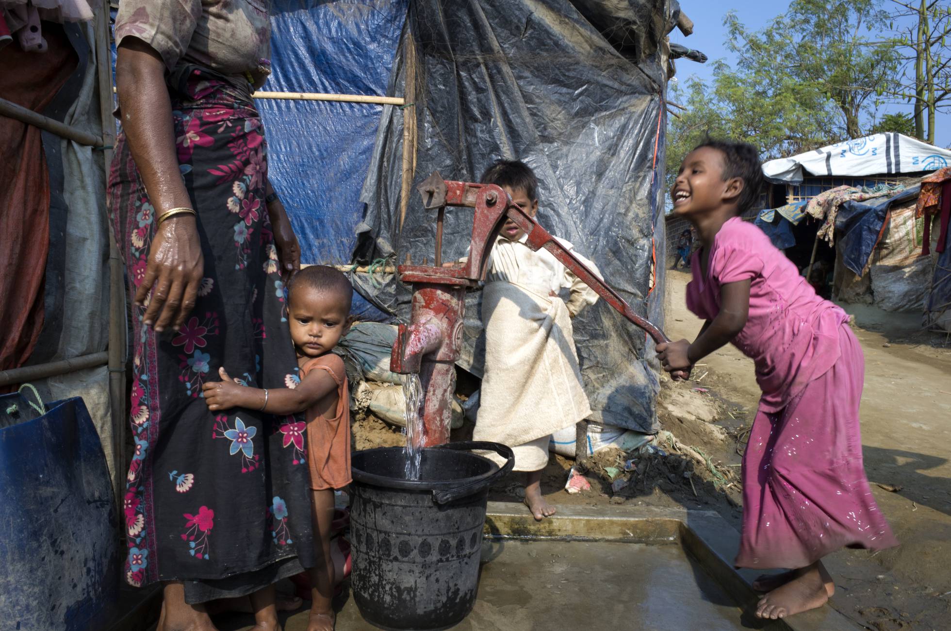 Los refugiados rohingya, bajo la amenaza del monzón