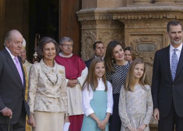 Tensa escena entre la reina Letizia y doña Sofía en la misa de Pascua en Palma