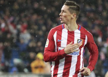 Las imágenes de Fernando Torres en el Atlético de Madrid