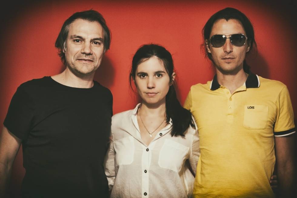 Florent y Banin, con Javiera Mena.