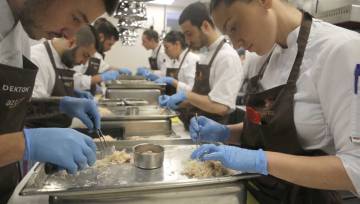 Cocinas de Aduriz en el Mugaritz.