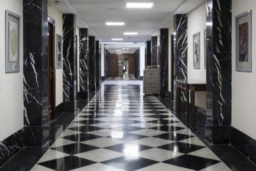 A hallway in the Prime Ministerial Ministry.