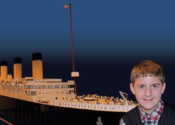 Un niño con autismo construye con Legos la maqueta del Titanic más grande del mundo