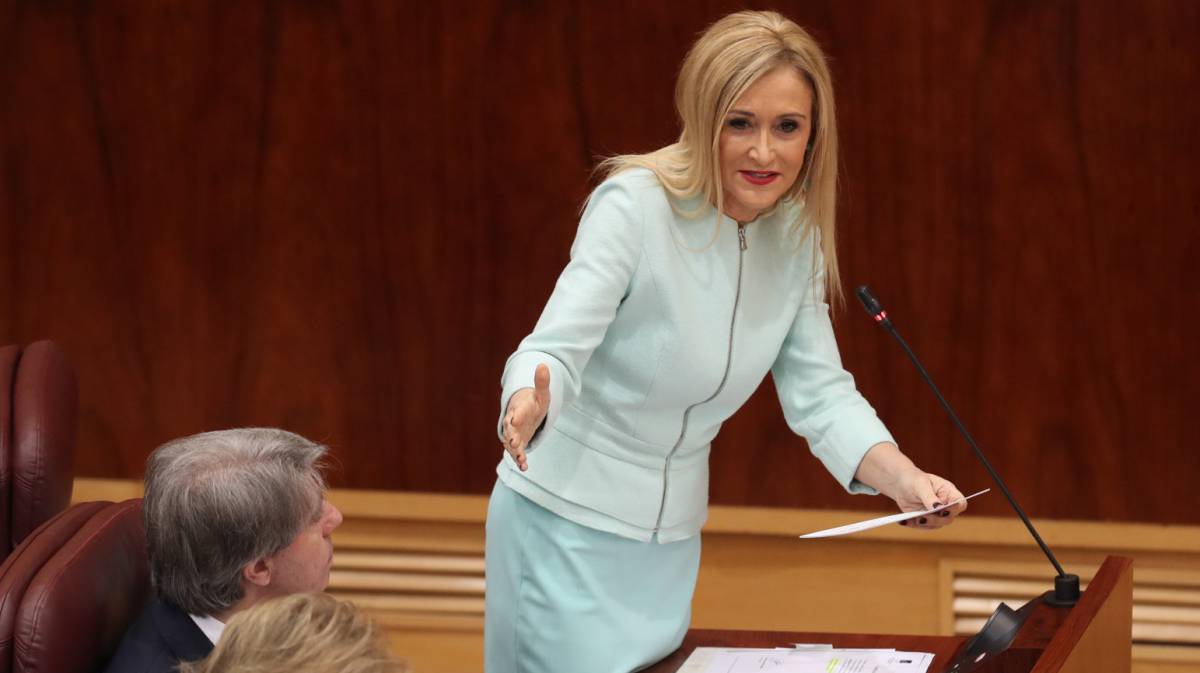 Cifuentes, hoy en la Asamblea.