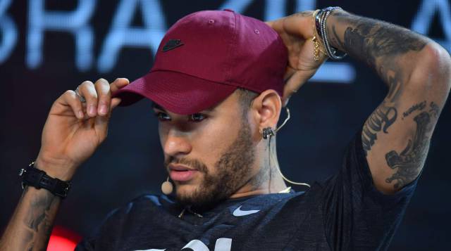 Neymar, durante un acto publicitario.