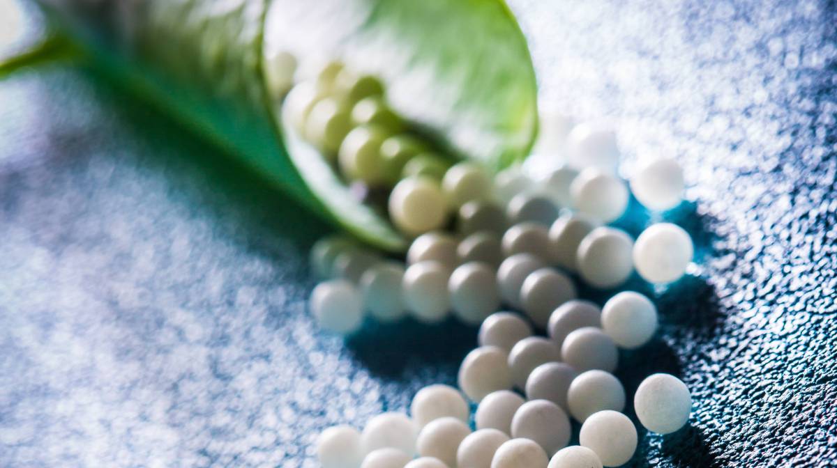 Píldoras homeopáticas.