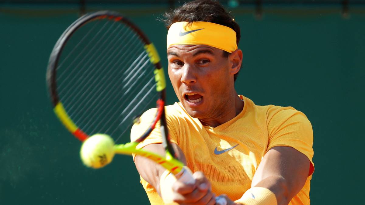 Rafael Nadal durante el partido contra Karen Khachanov.
