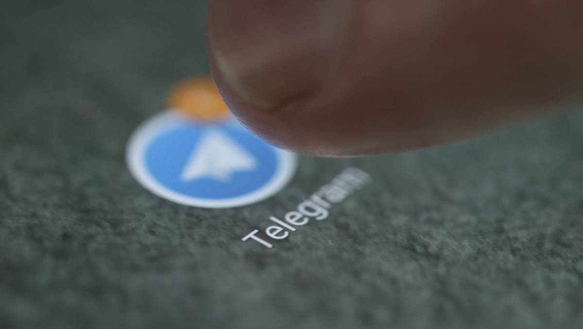 Logo de la aplicación de mensajería encriptada Telegram.