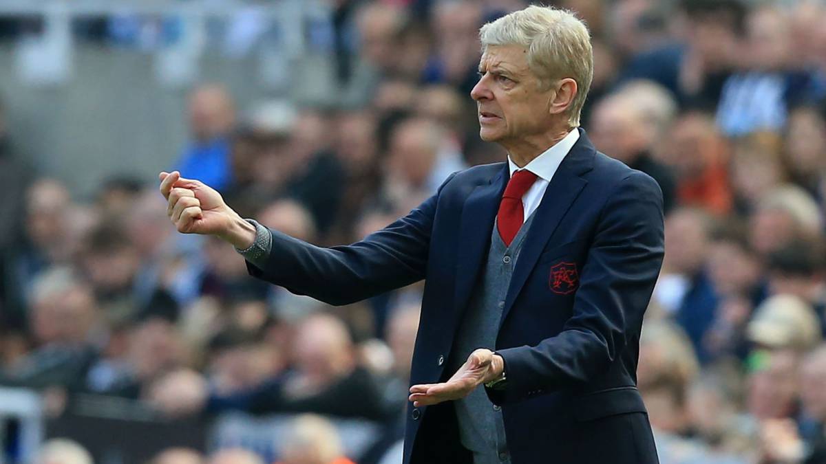 Wenger, durante un partido del Arsenal.