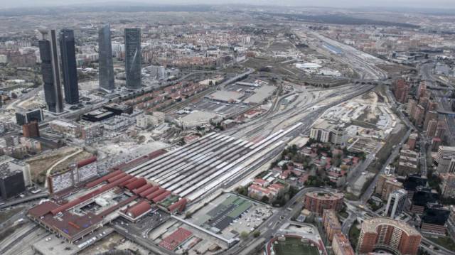 Vista aérea de los terrenos.