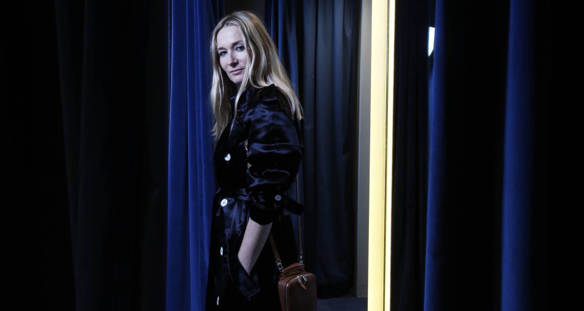 Julie de Libran, directora creativa de Sonia Rykiel, en la tienda de Madrid de la firma.