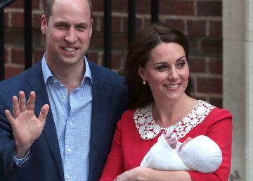 Primeras imágenes de Kate Middleton y el príncipe Guillermo con su nuevo hijo