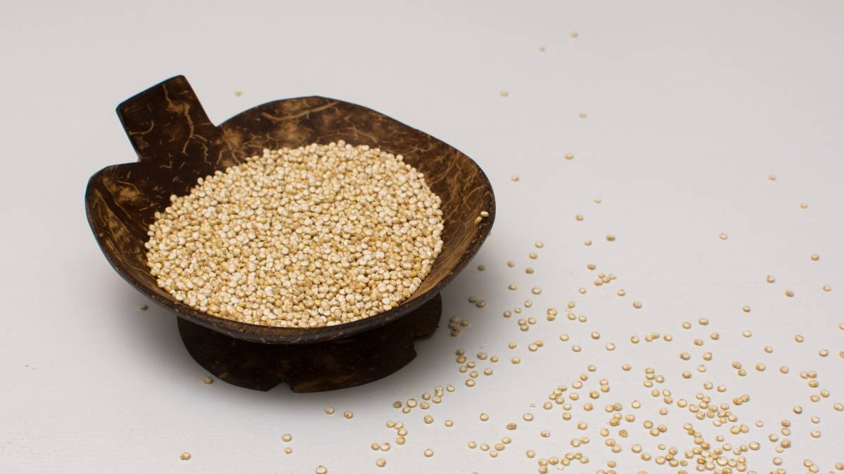 La quinoa es un pseudocereal muy de moda.