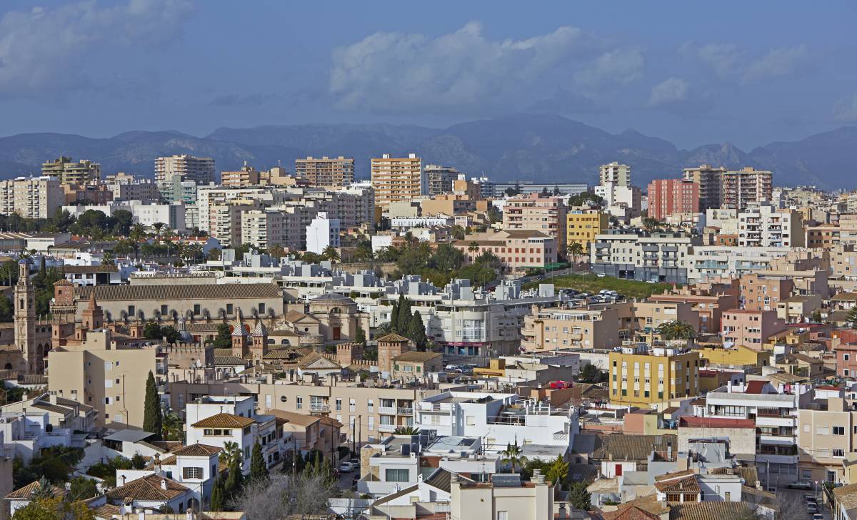 Edificios en Palma de Mallorca.