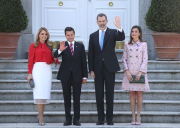La vista de Enrique Peña Nieto a España, en imágenes