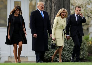 El lenguaje oculto del duelo estilístico de Melania Trump y Brigitte Macron