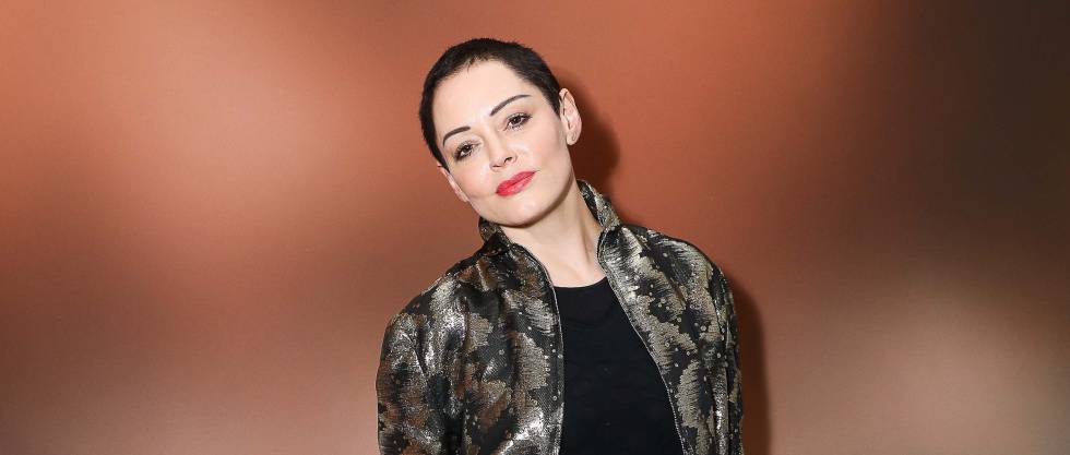 Rose Mcgowan en la presentación de una película en Londres.