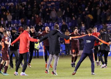 Las celebraciones del Barcelona por la Liga, en imágenes