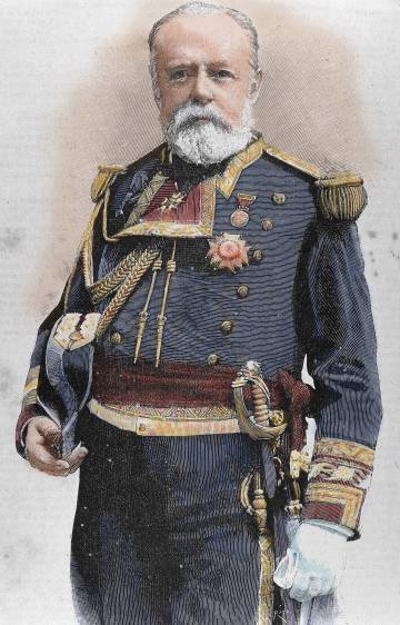 El almirante Pascual Cervera y Topete, tatarabuelo del fotógrafo Guillermo Cervera.