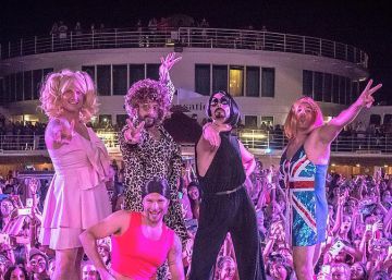 Los Backstreet Boys se disfrazan de Spice Girls