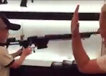 La emoción de una famosa cazadora al ver a un niño manejar un rifle: