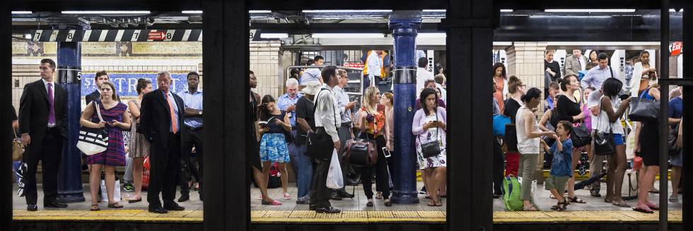 Un espía en el metro de Nueva York